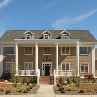 Outside of a Pi Phi facility